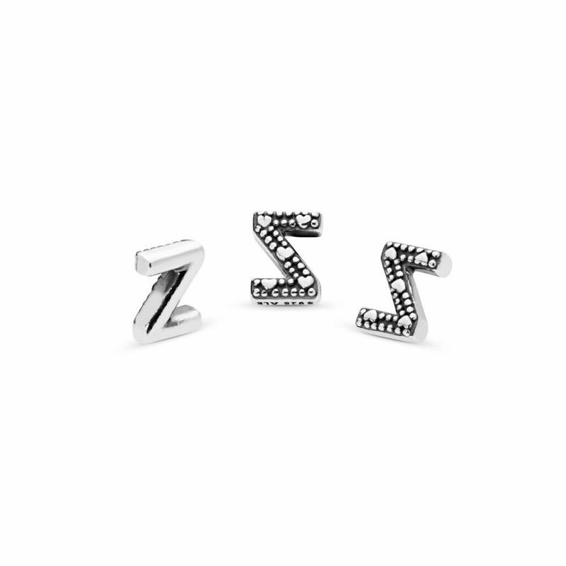 Pandora Letter Z Petite Locket Charm - Sterling Silver - Canada | WD6905UD